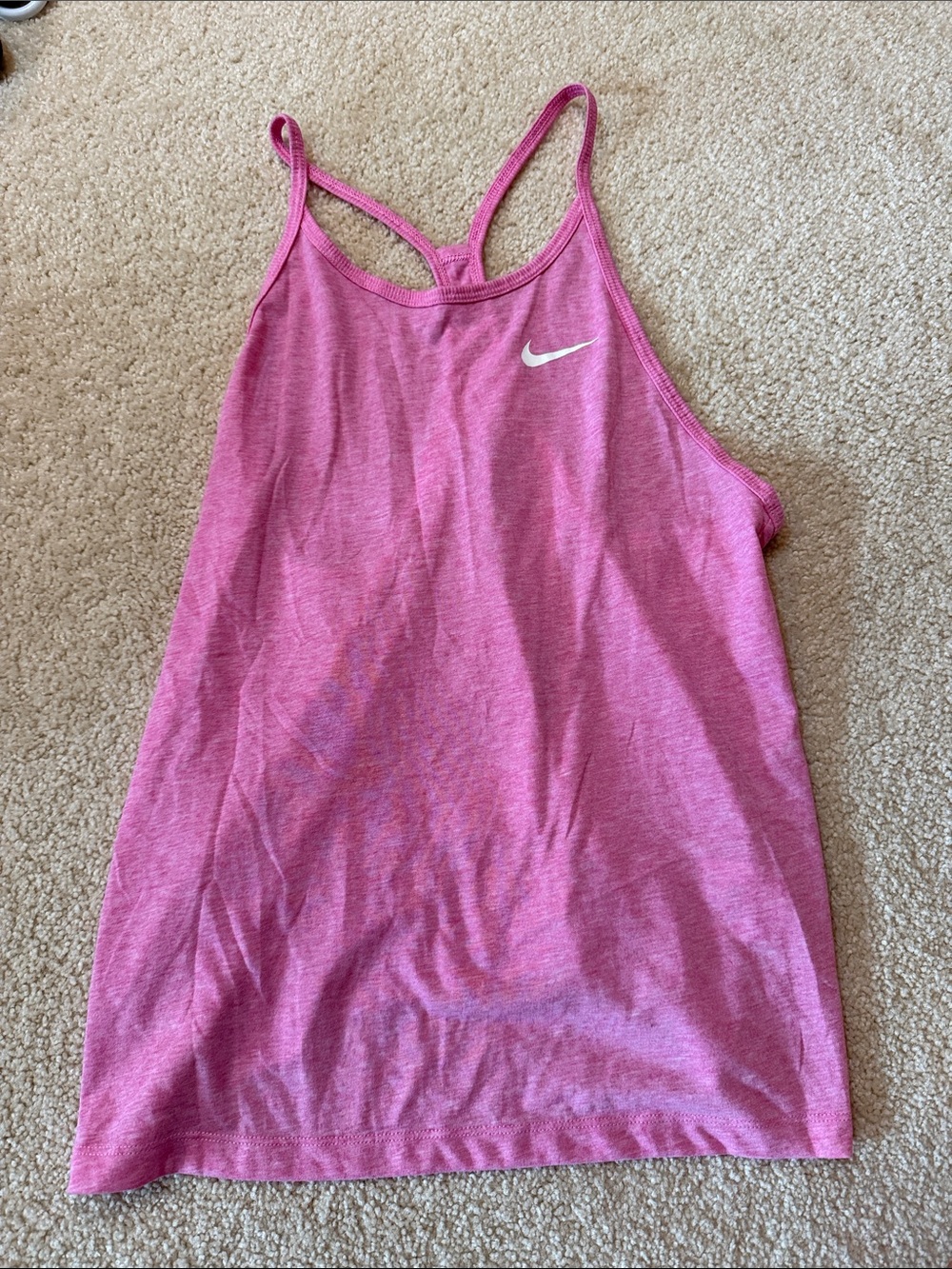 Nike Women’s Heather Pink Racerback Tank Top
